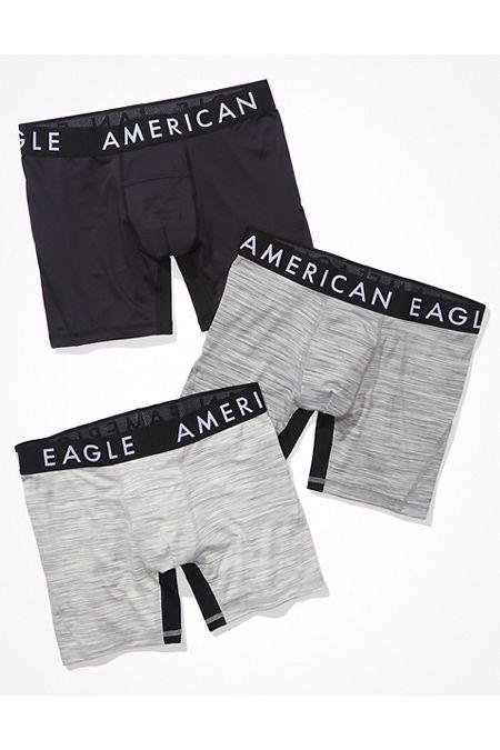 AEO 6 Horizontal Fly Flex Boxer Brief 3-Pack Men's Multi L by AE