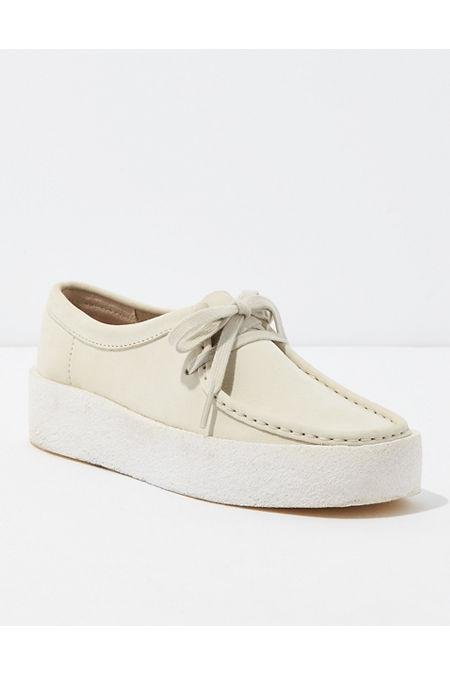 Clarks Womens Wallabee Cup Moccasin Women's White 6 by AE