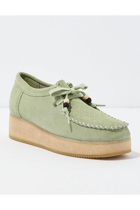 Clarks Womens Wallacraft Lo Suede Moccasin Women's Green 8 by AE