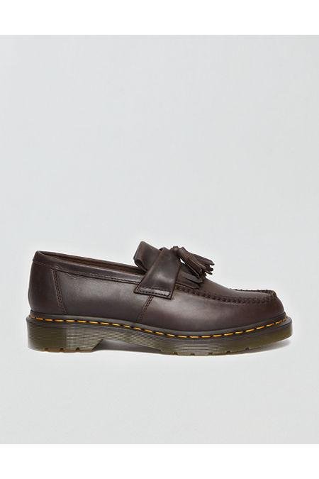Dr. Martens Mens Adrian Yellow Stitch Tassel Loafers Men's Brown 8 by AE