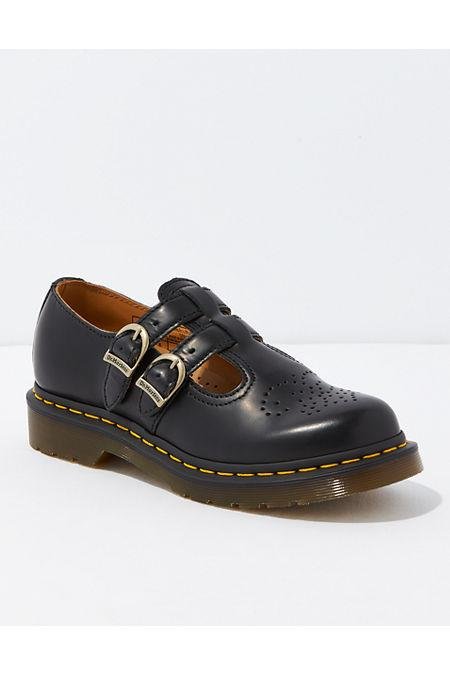 Dr. Martens Womens 8065 Smooth Leather Mary Jane Shoes Women's Black 7 by AE