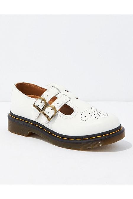 Dr. Martens Womens 8065 Smooth Leather Mary Jane Shoes Women's White 6 by AE