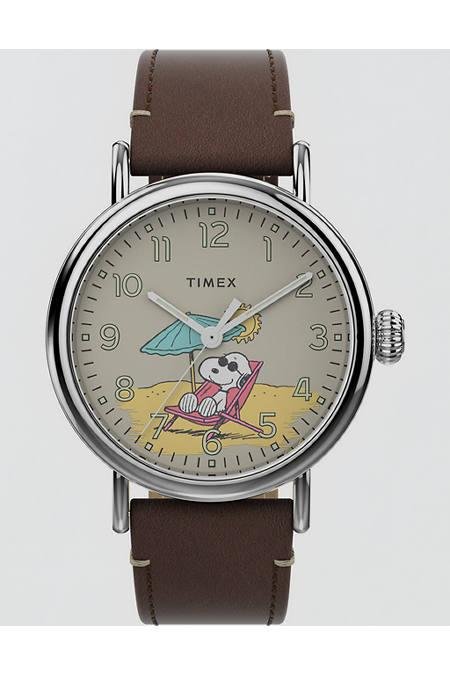Timex Standard x Peanuts Snoopy at the Beach Watch Men's Brown One Size by AE