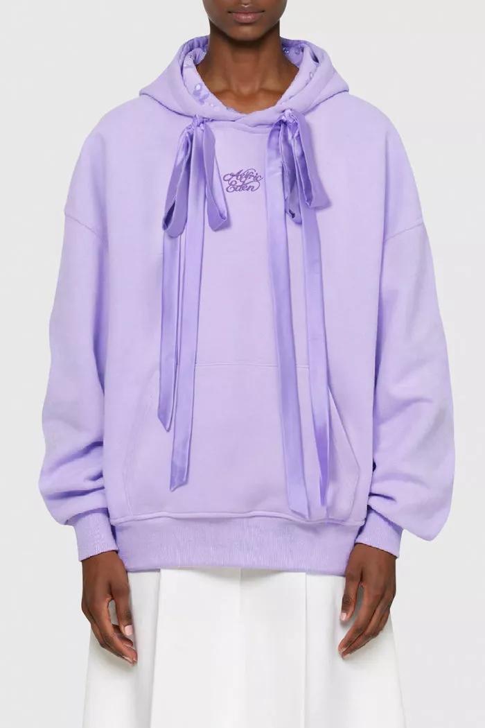 Aelfric Eden Cherry Bow Embroidery Hoodie by AELFRIC EDEN