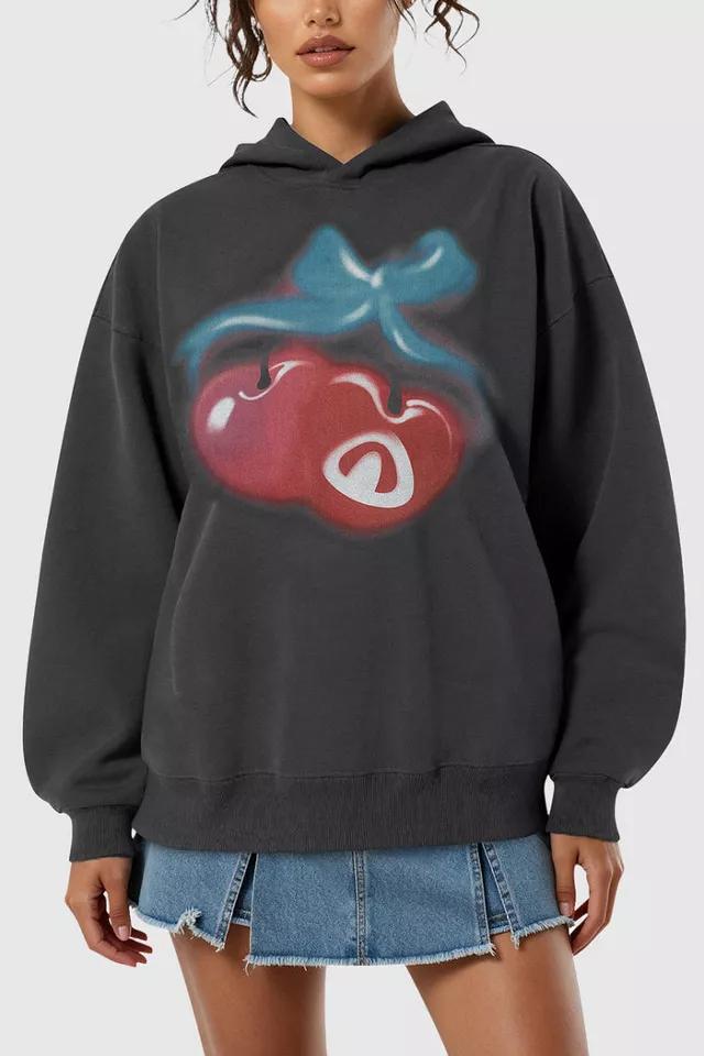 Aelfric Eden Oversized Cherry Hoodie by AELFRIC EDEN