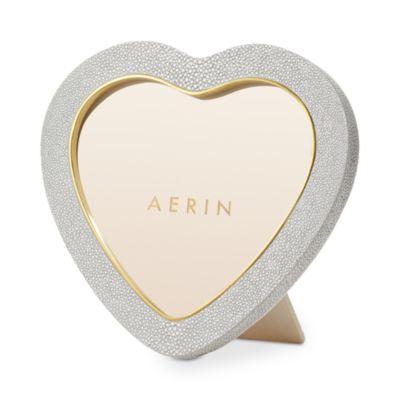 Shagreen Heart Frame by AERIN