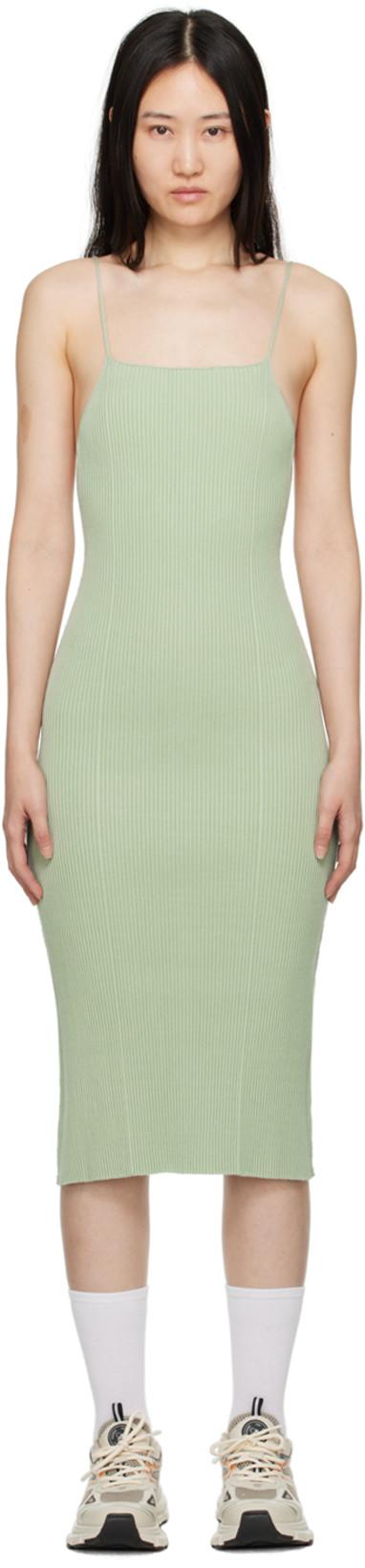 Green Zero104 Midi Dress by AERON
