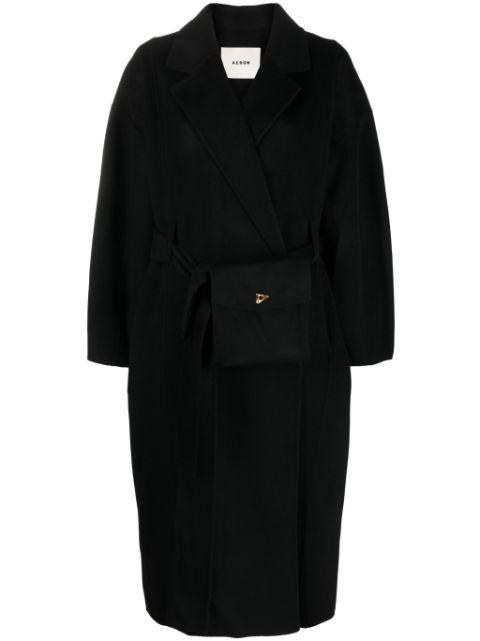 Hutton belted coat by AERON