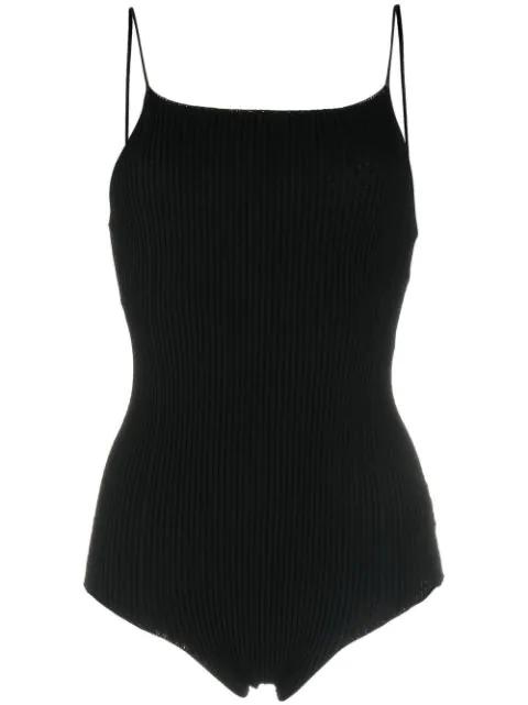 Lourde sleeveless ribbed bodysuit by AERON