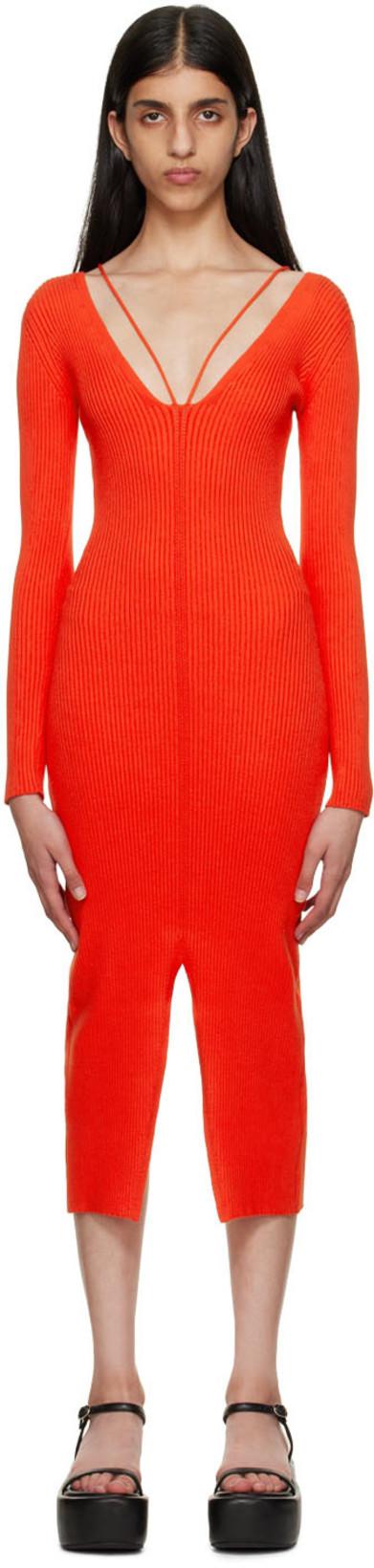Red Rivoli Maxi Dress by AERON
