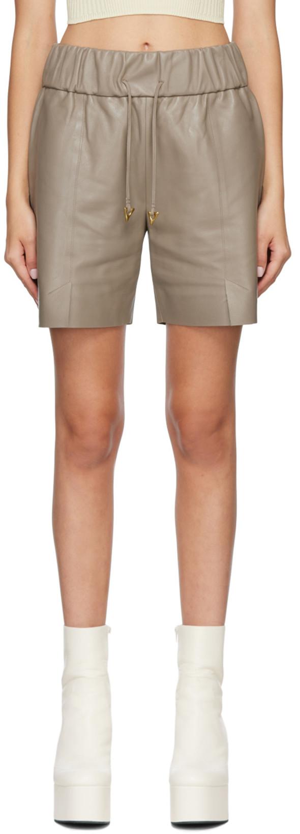 Taupe Chirac Shorts by AERON