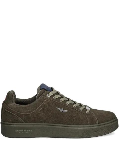 appliqué lace-up sneakers by AERONAUTICA MILITARE