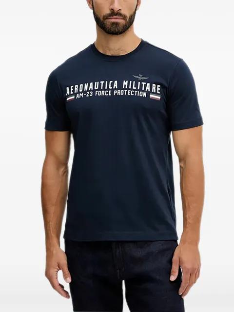crewneck graphic t-shirt by AERONAUTICA MILITARE