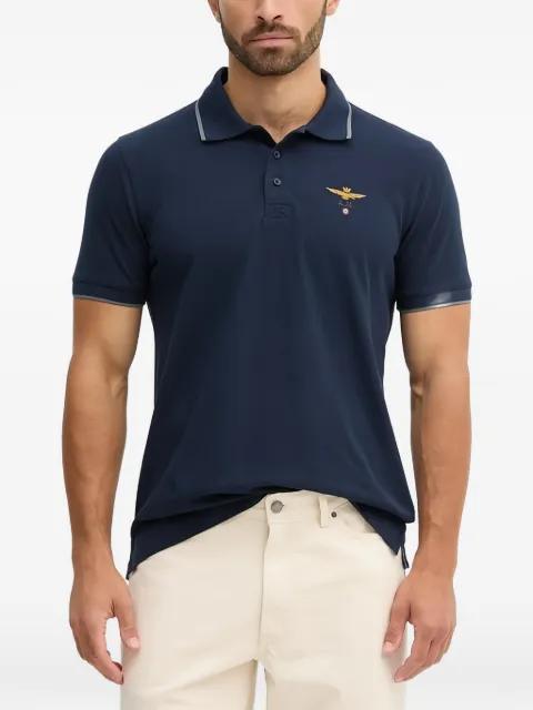 emblem-detail polo shirt by AERONAUTICA MILITARE