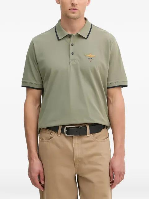 embroidered-logo polo shirt by AERONAUTICA MILITARE