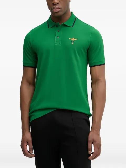 embroidered-logo polo shirt by AERONAUTICA MILITARE