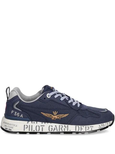 embroidered sneakers by AERONAUTICA MILITARE