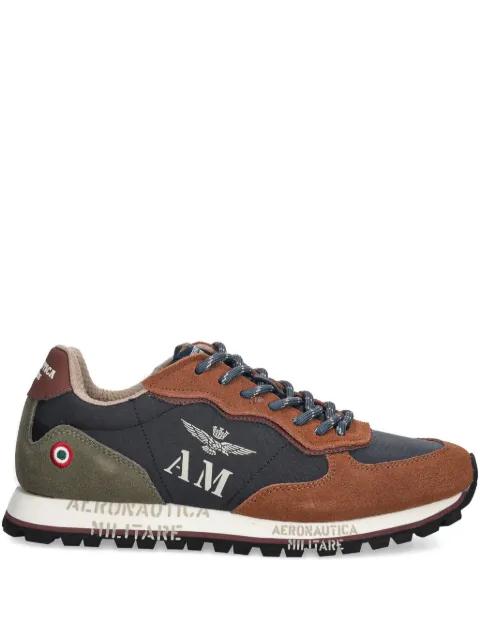 logo-print lace-up sneakers by AERONAUTICA MILITARE