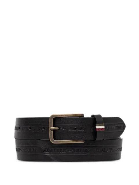 stripe embossed belt by AERONAUTICA MILITARE