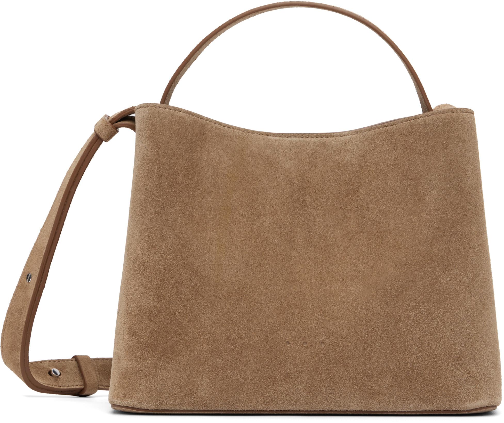 Beige Original Mini Sac Bag by AESTHER EKME