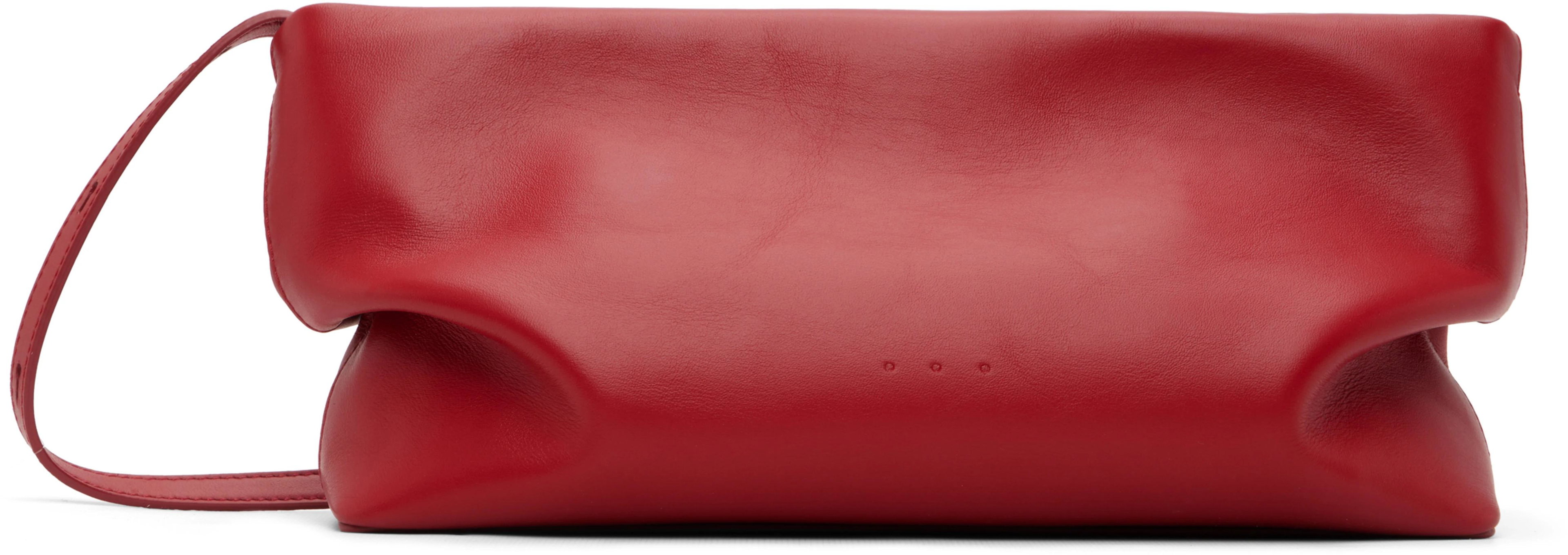 Red Nina Clutch by AESTHER EKME