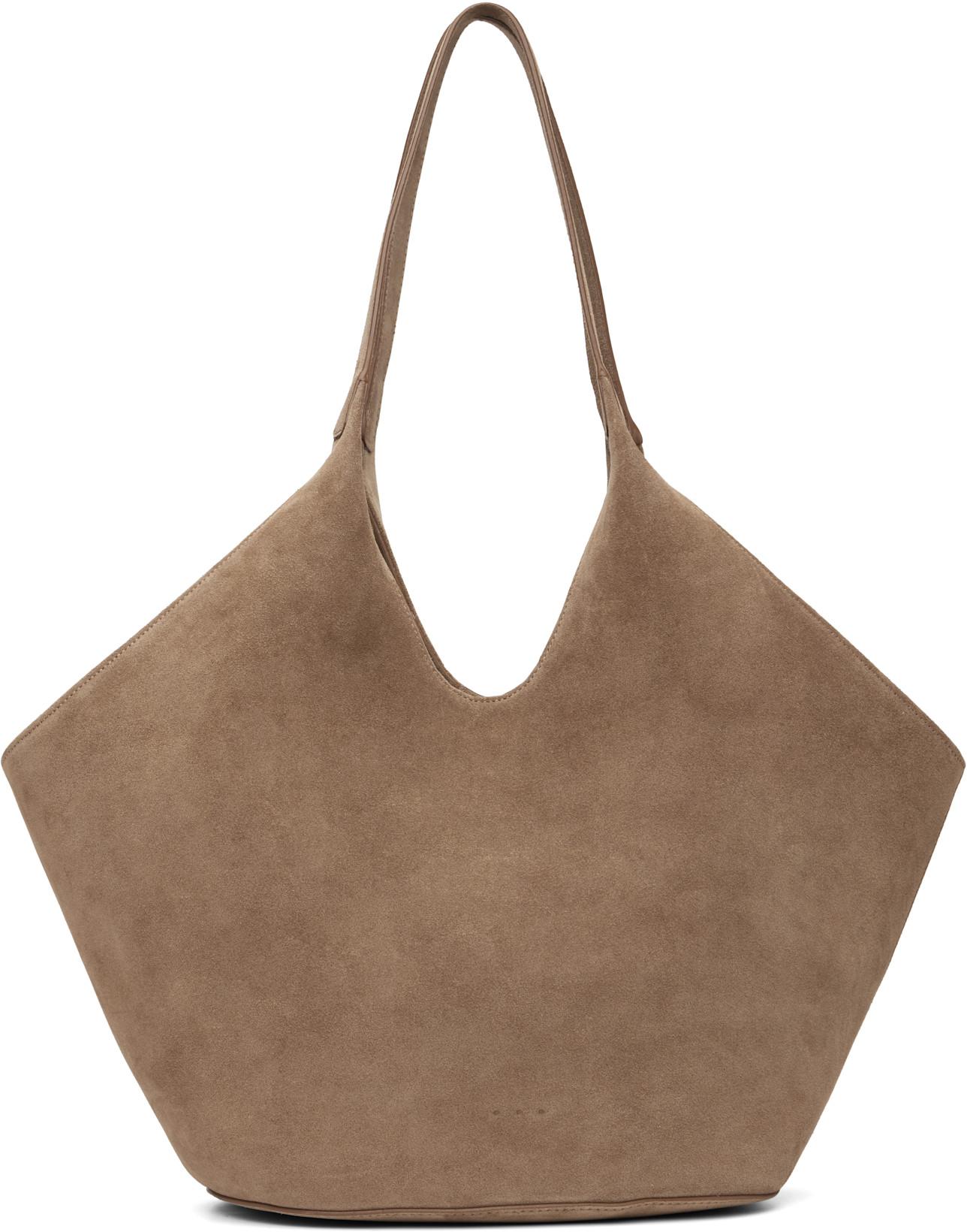 Tan Phantom Tote by AESTHER EKME