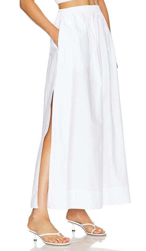 AEXAE Maxi Skirt in White by AEXAE