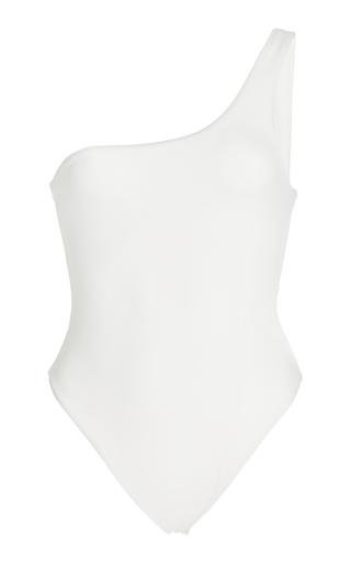 Aexae - Asymmetric One-Piece Swimsuit - White - XS - Moda Operandi by AEXAE