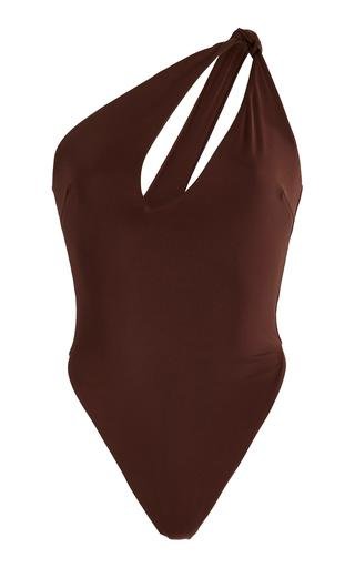 Aexae - Exclusive Knotted One-Piece Swimsuit - Brown - XS - Moda Operandi by AEXAE