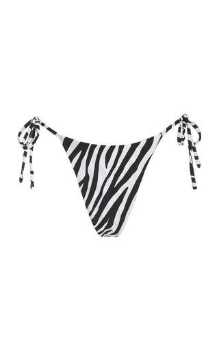 Aexae - Tyra String Bikini Bottom - Animal - XS - Moda Operandi by AEXAE