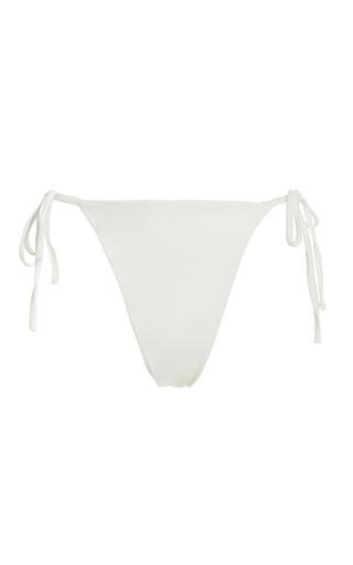 Aexae - Tyra String Bikini Bottom - White - M - Moda Operandi by AEXAE
