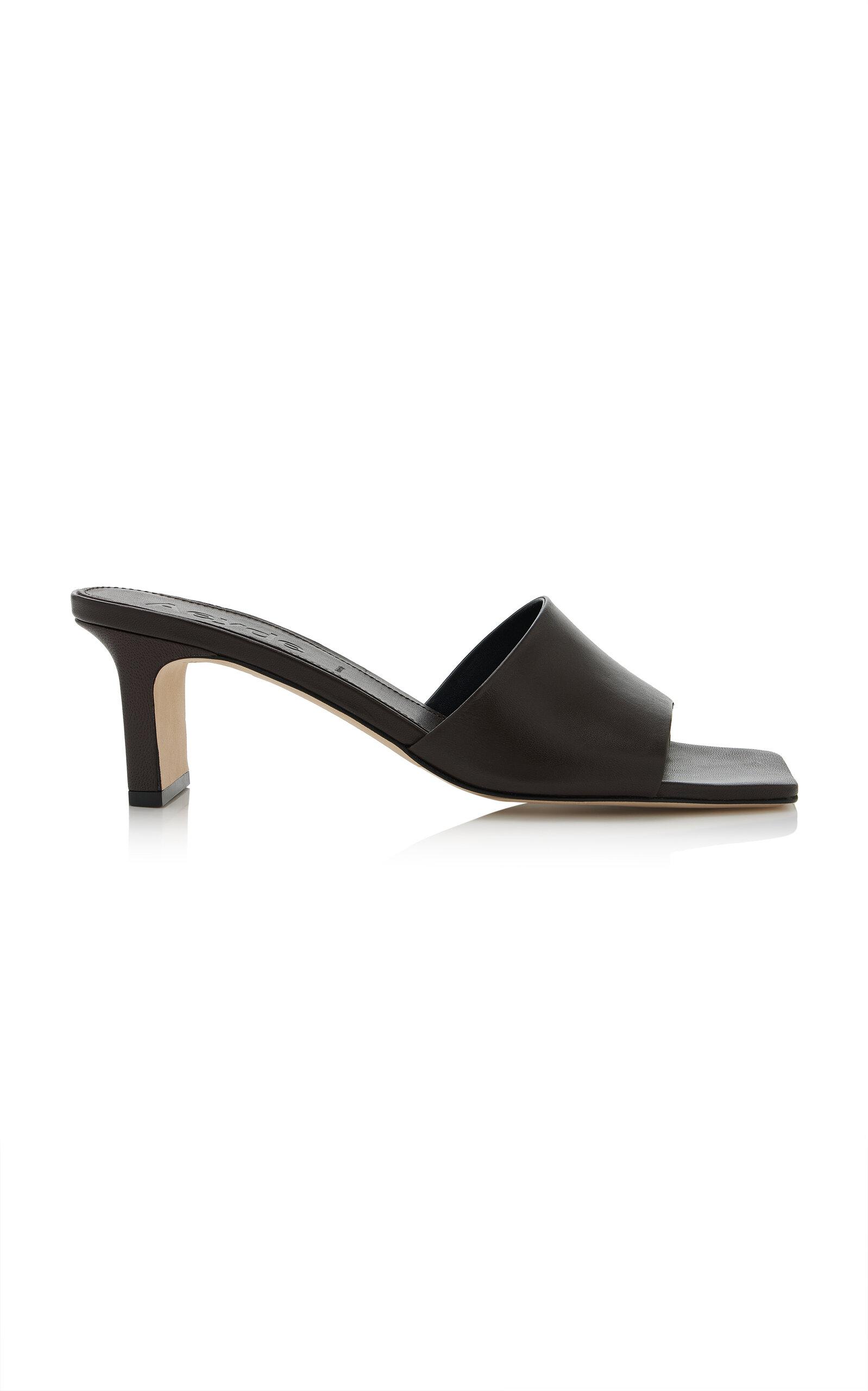 Aeyde Jessie Leather Sandals - Moda Operandi by AEYDE