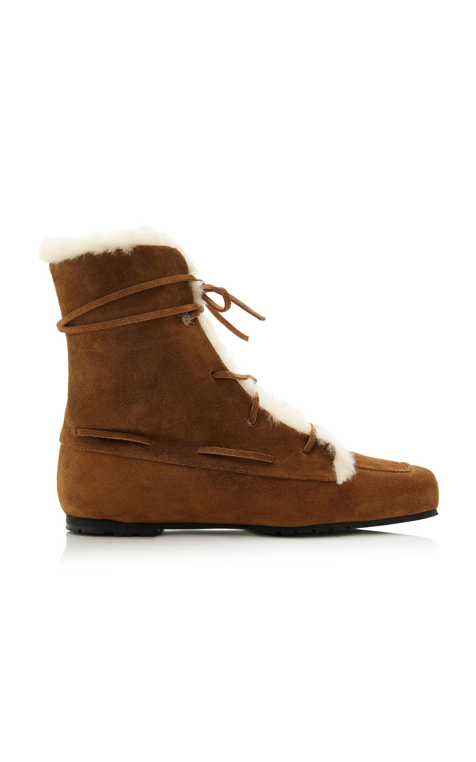 Aeyde Paul Shearling Boots - Moda Operandi by AEYDE