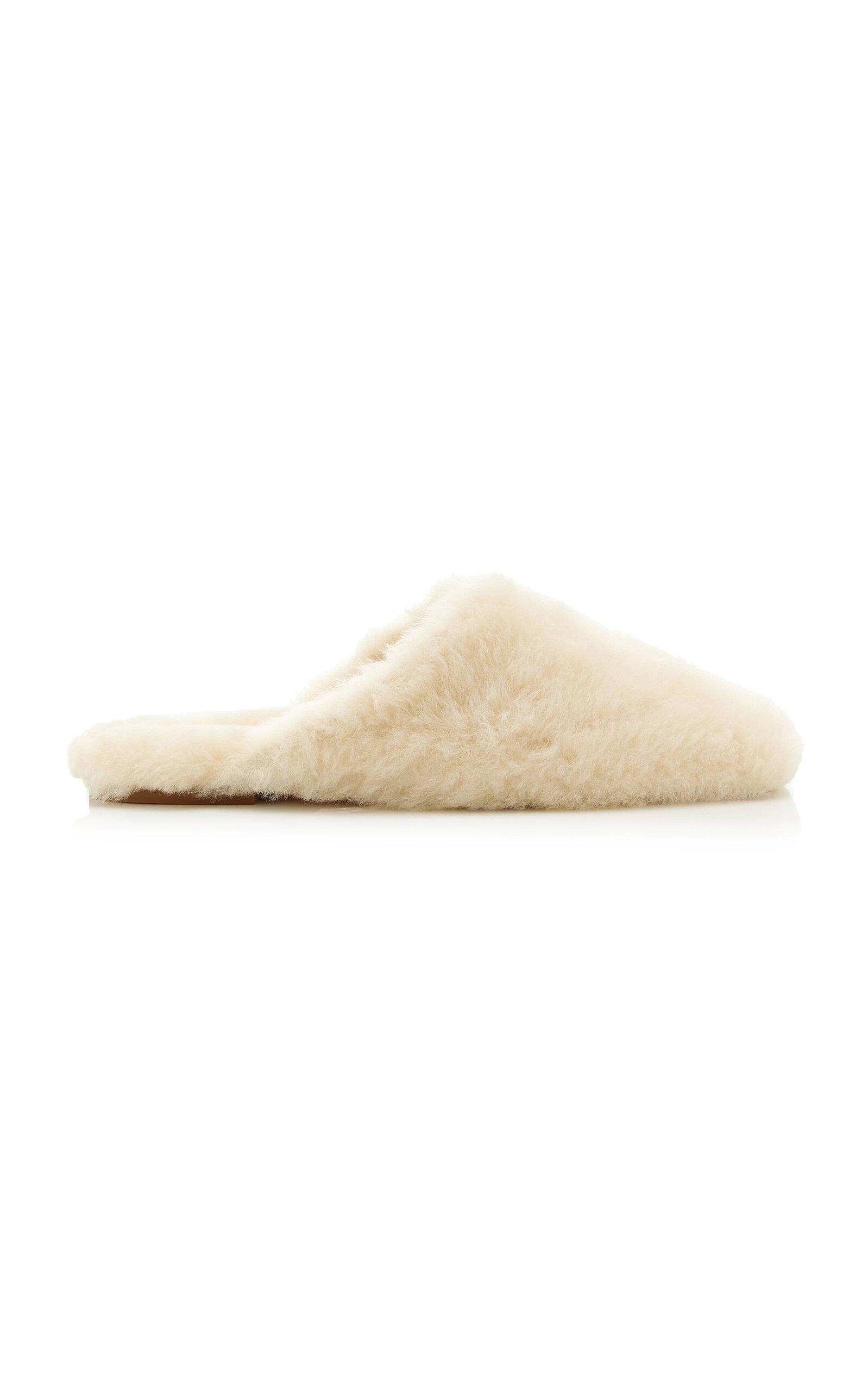 Aeyde Rega Shearling Mules - Moda Operandi by AEYDE