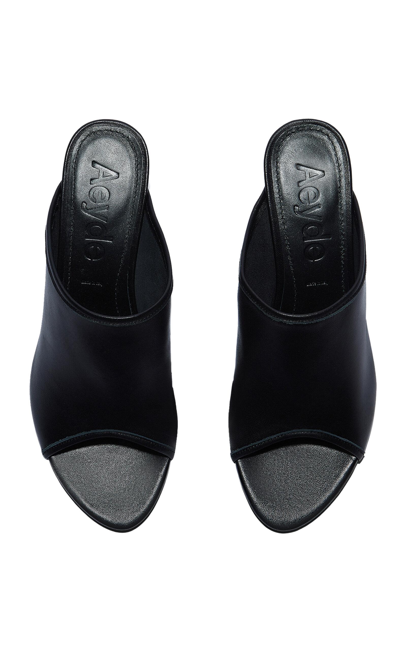 Aeyde Suzanne Leather Mules - Moda Operandi by AEYDE