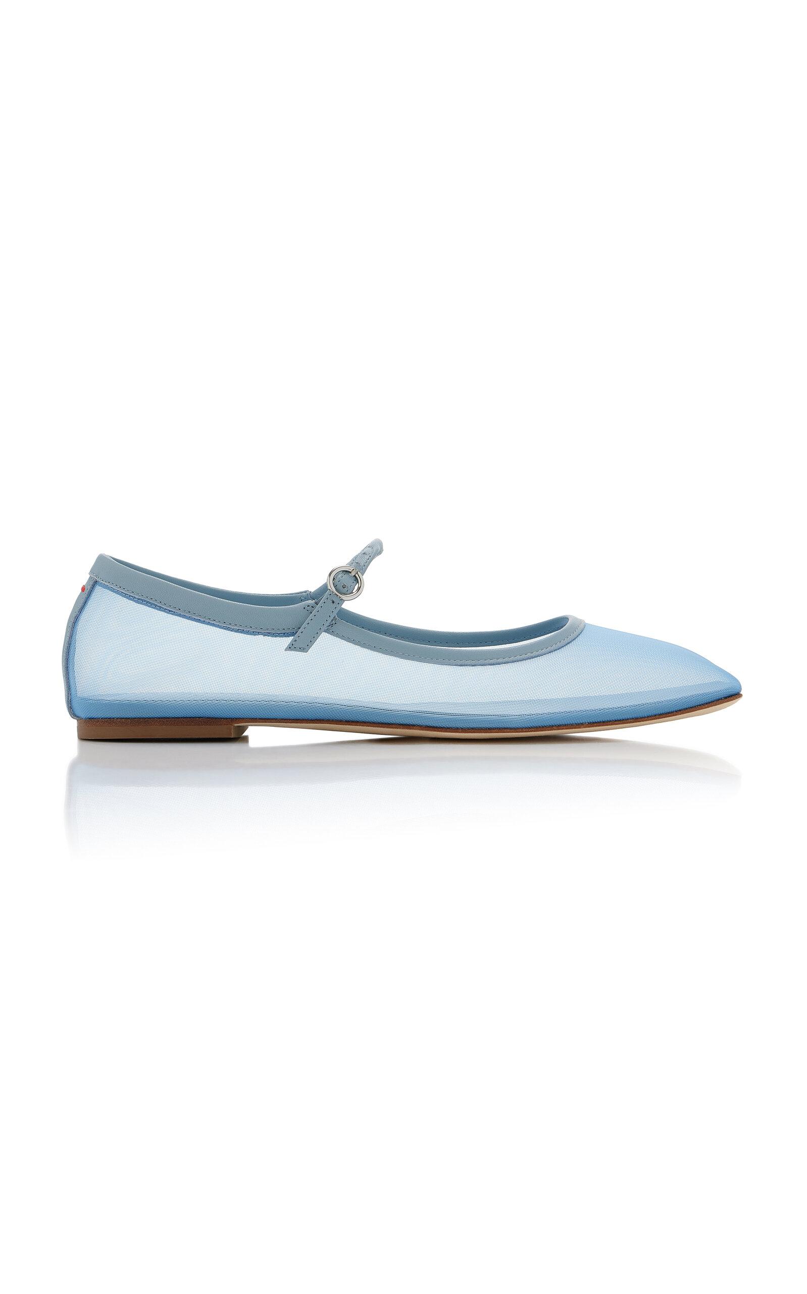 Aeyde Uma Mesh Mary Jane Flats - Moda Operandi by AEYDE