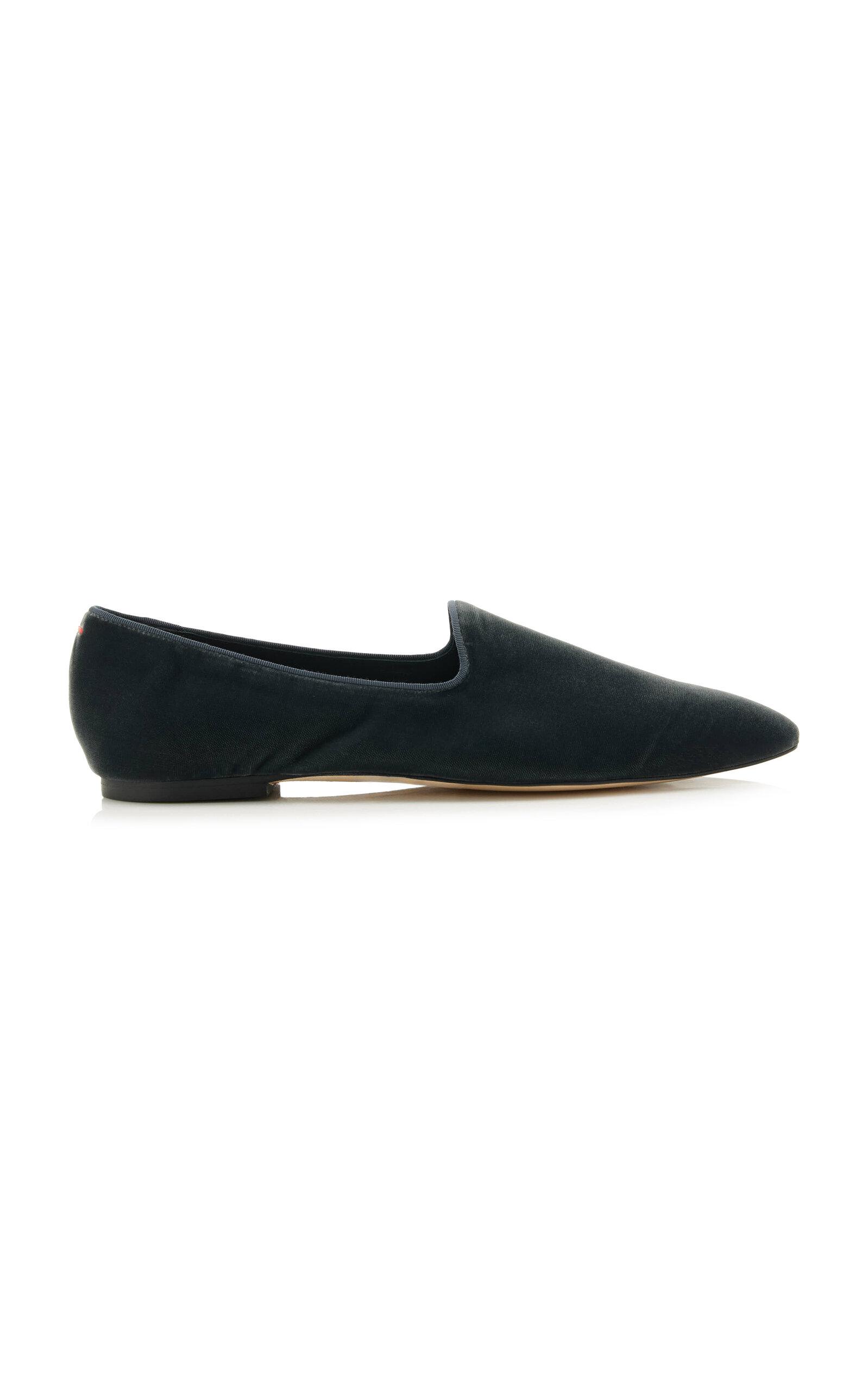 Aeyde Vanna Velvet Loafers - Moda Operandi by AEYDE