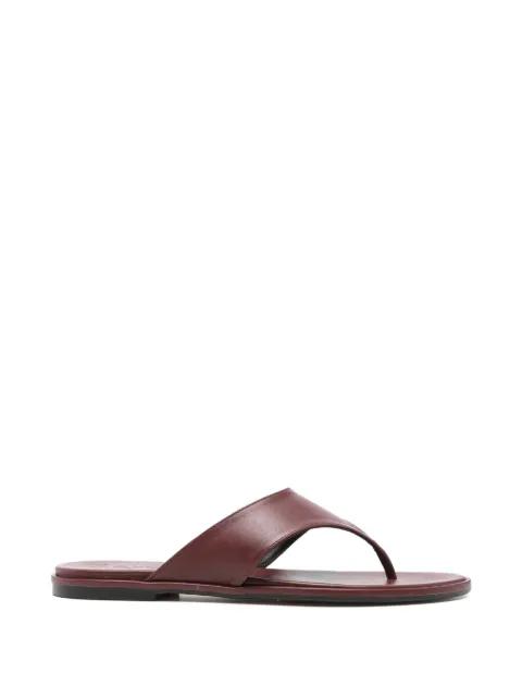 Amaya nappa leather flip flops by AEYDE