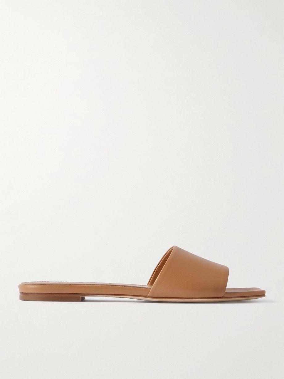 Anna leather slides by AEYDE
