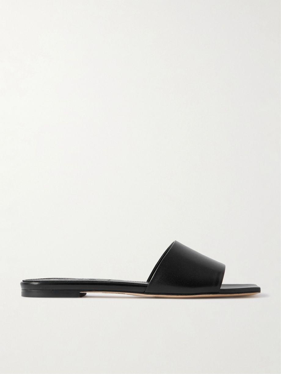 Anna leather slides by AEYDE