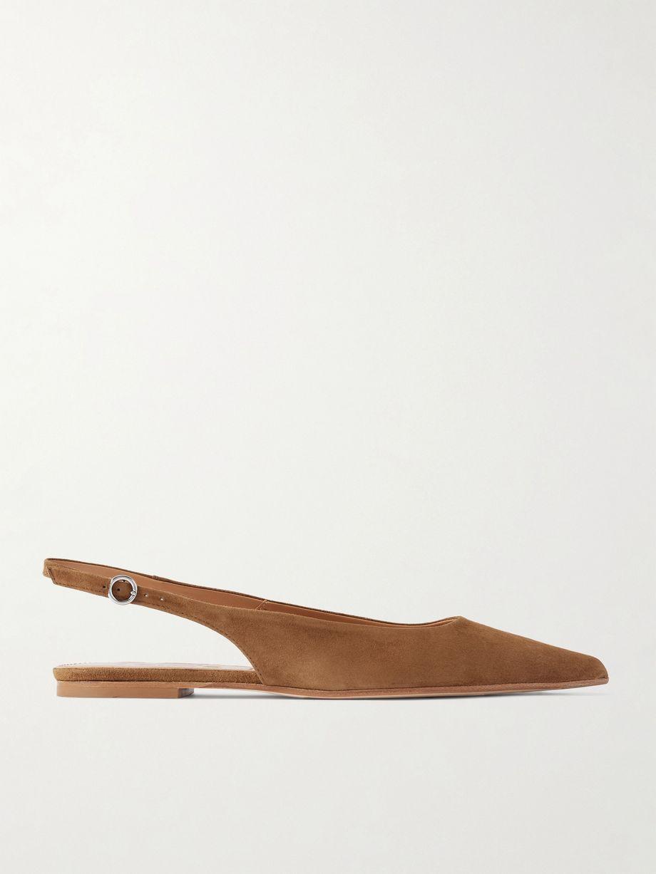 Annora suede slingback flats by AEYDE
