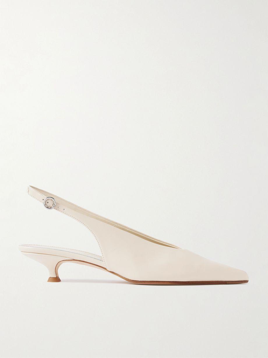 Camila leather slingback pumps by AEYDE