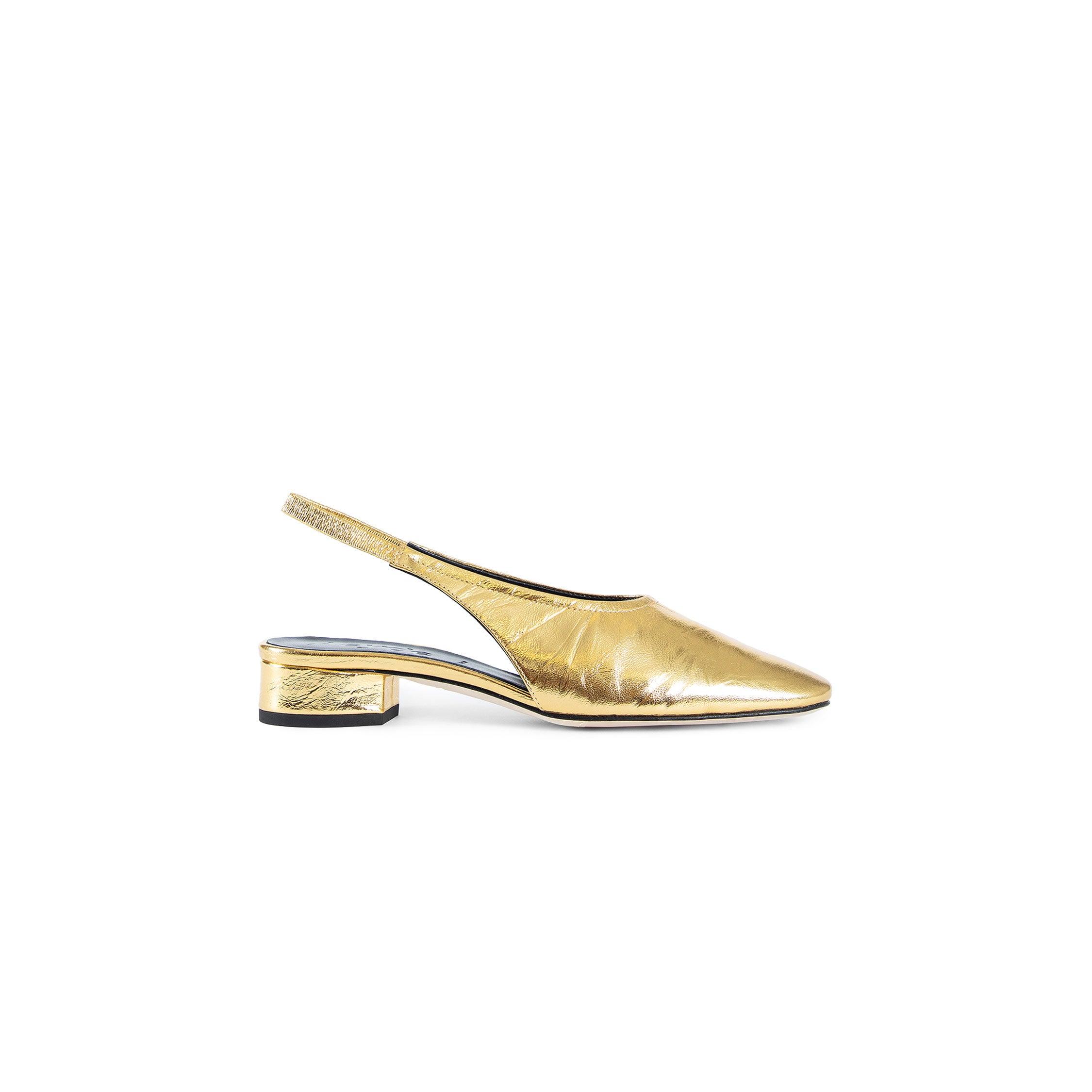 Dua Laminated Leather Slingbacks by AEYDE