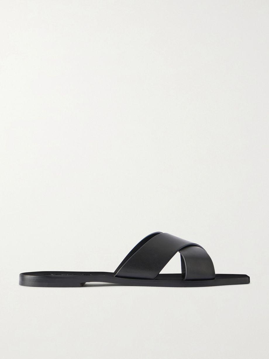 Faye leather flats by AEYDE