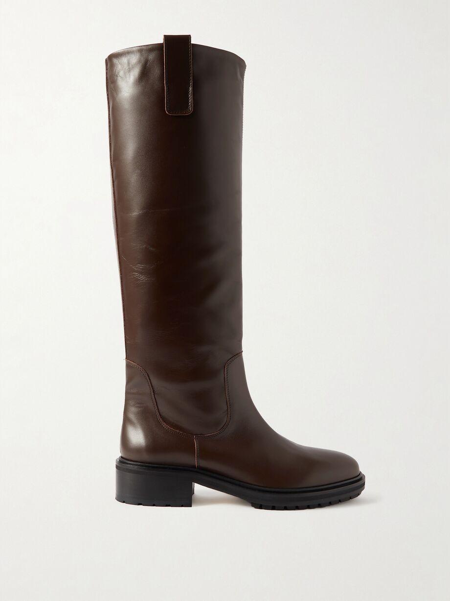 Henry leather knee boots by AEYDE