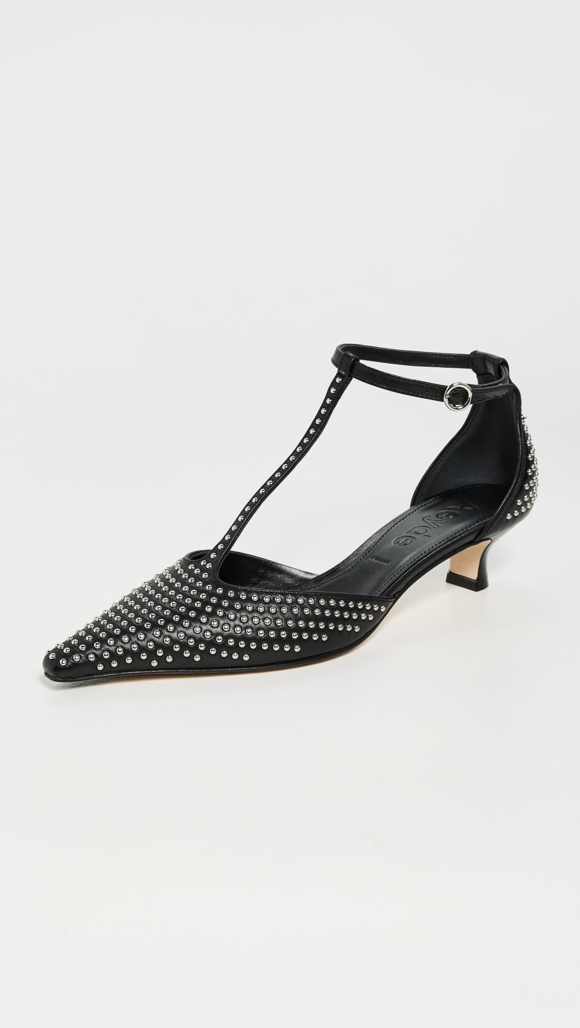 Liz Mini Studs Nappa Leather Heels by AEYDE