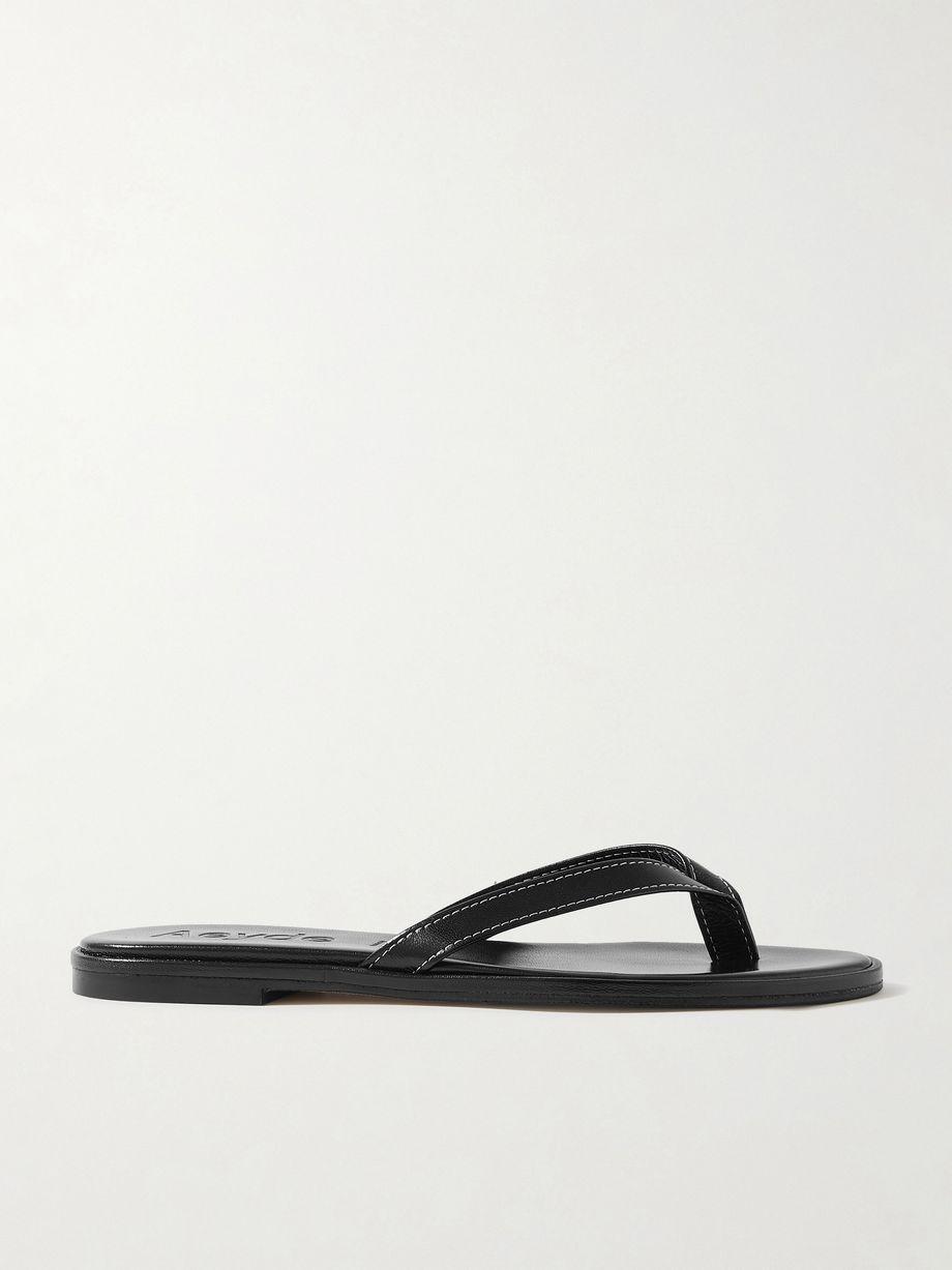 Melody leather flip flops by AEYDE