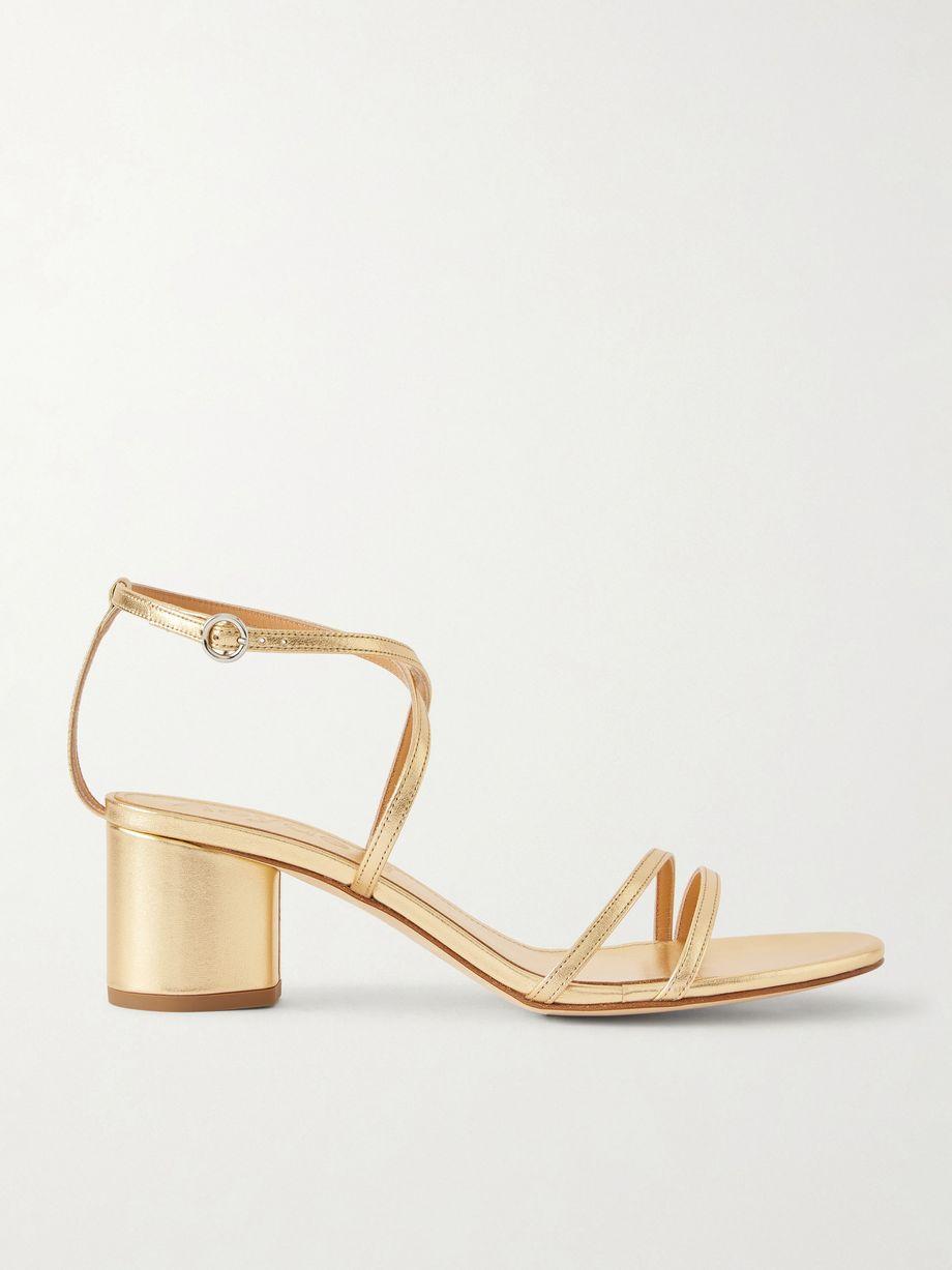 Mirella metallic-leather sandals by AEYDE Mirella metallic-leather sandals by AEYDE