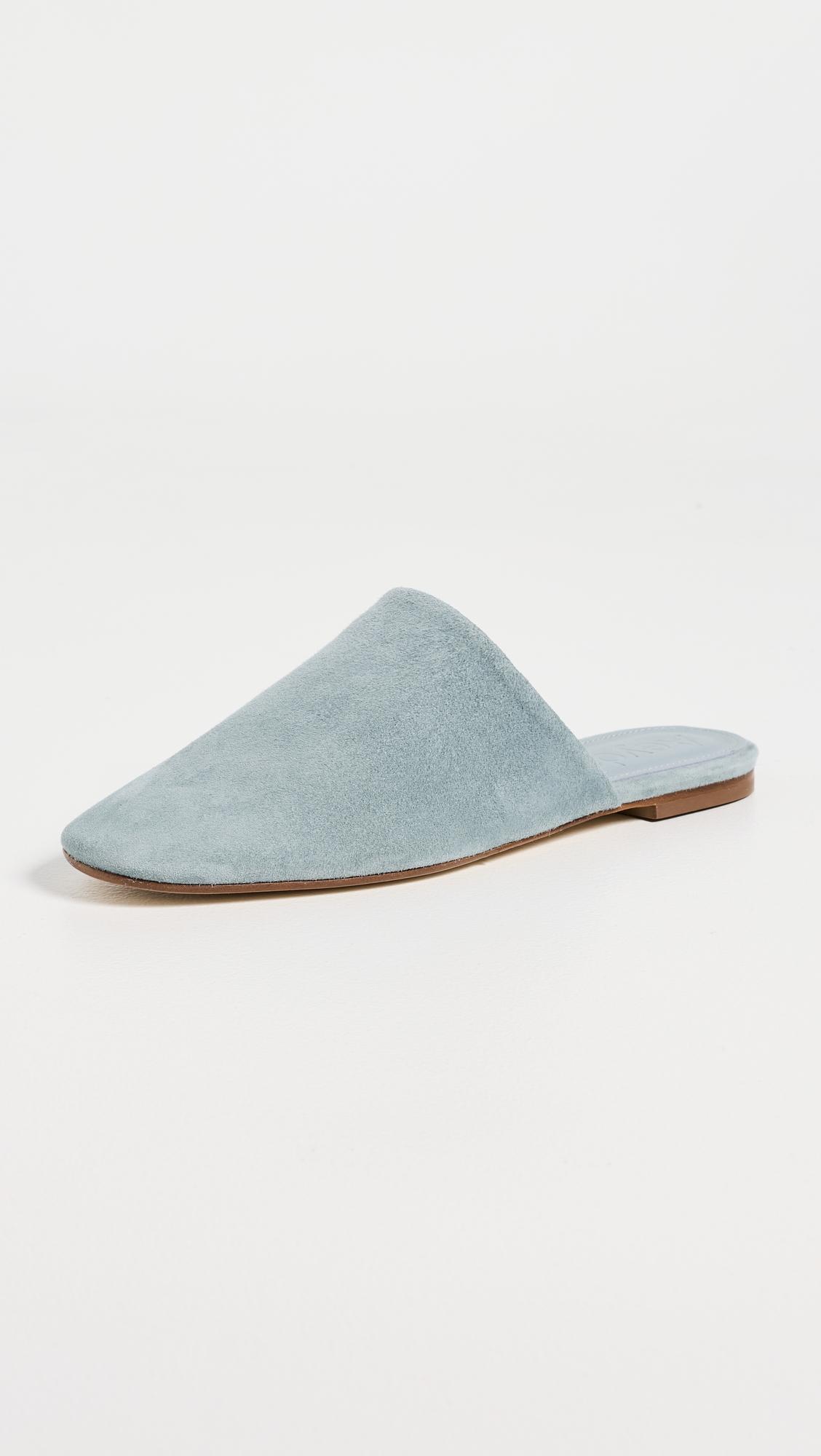 Rega Kid Suede Leather Mules by AEYDE