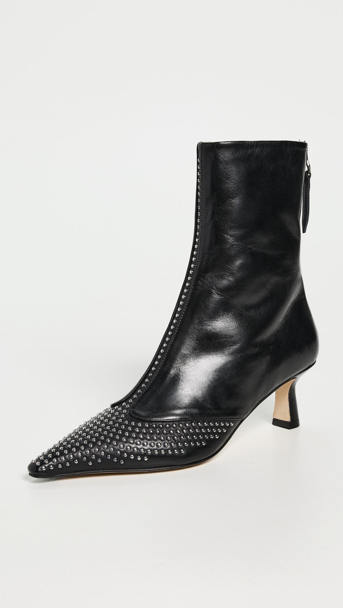 Sila Mini Studs Nappa Leather Booties by AEYDE
